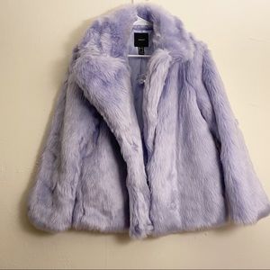 Purple Fur Jacket